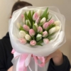 biało-różowe tulipany