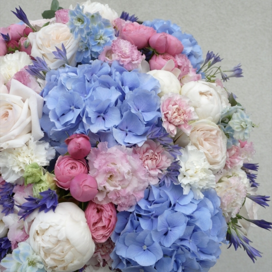 kwiaty w pudelku, flowerbox