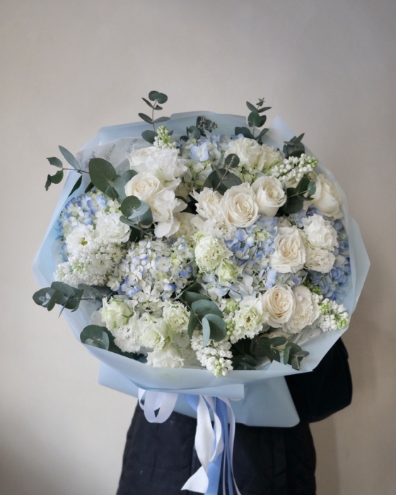 Bukiet Delicate blue medium