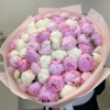 bukiet mix piwonii, bouquet mix peony, dostawa w warszawie