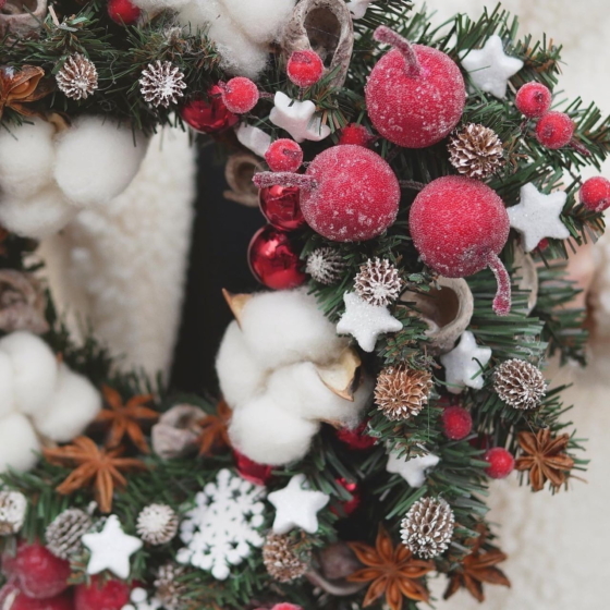 wianek, boże narodzenie, stroik świąteczny, wianek adwentowy, Christmas, decor, prezent świąteczny