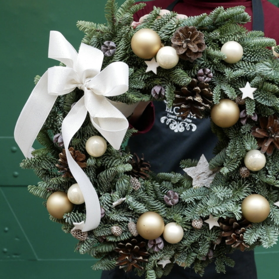 wianek, boże narodzenie, stroik świąteczny, wianek adwentowy, Christmas, decor, prezent świąteczny