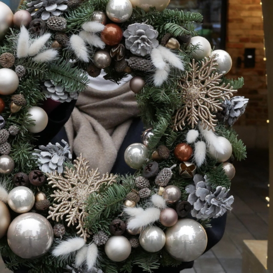 wianek, boże narodzenie, stroik świąteczny, wianek adwentowy, Christmas, decor, prezent świąteczny