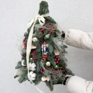 Christmas tree with nutcracker