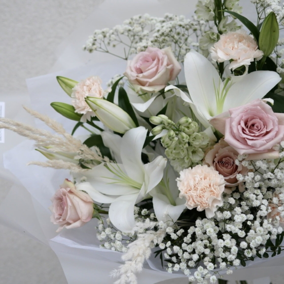 bukiet z liliami