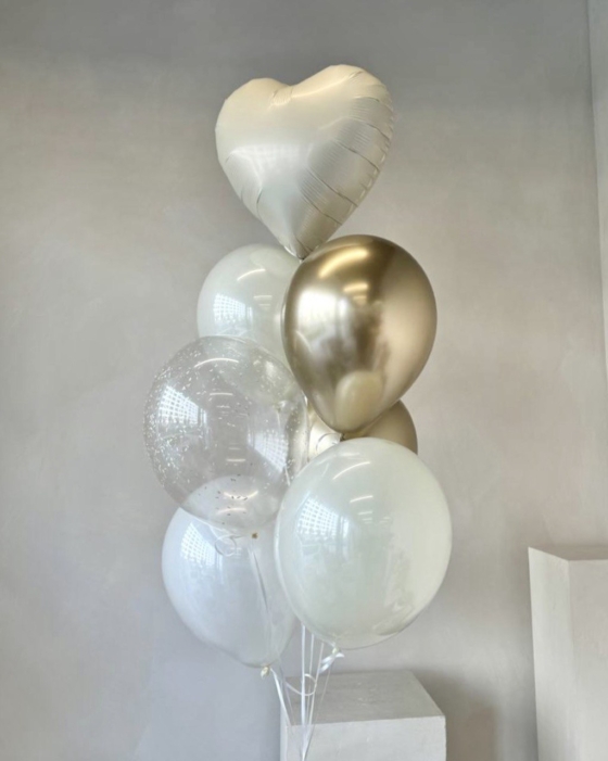 Set balonow 7szt gold
