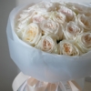 white ohara roses