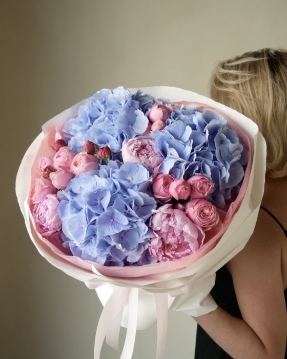 pink and blue
