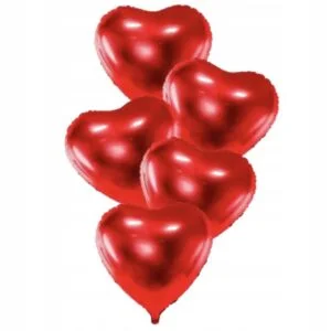 balony na walentynki