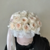 Peoniowe roze w pudelku 15