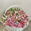 Mix tulipanów w koszu 501