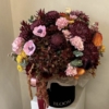 flowerbox falling of autumn