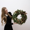 wianek na dzwi medium, christmas wreath, wianek bożonarodzeniowy
