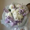 trio bukiet, Dahlia Lisianthus Delphinium