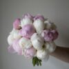 bukiet ślubny z piwonii, wedding bouquet peony