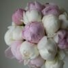 bukiet ślubny z piwonii, wedding bouquet peony