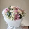 bukiet floral radiance small, bukiet z dalią i rumiankiem