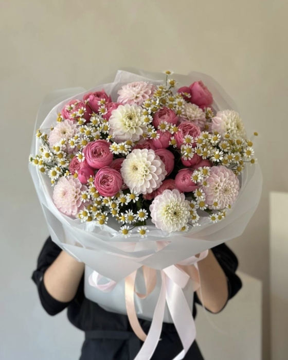 Dahlia, Daisy, Silva Pink medium