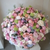 color harmony flower basket