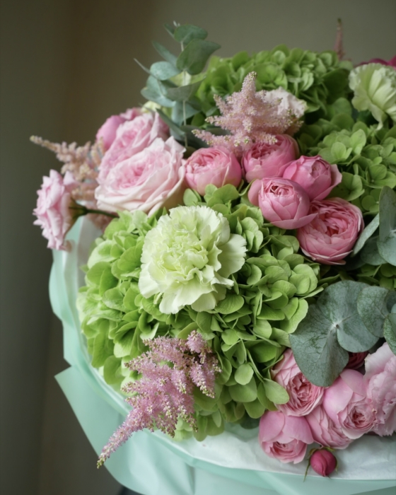 bukiet z roza peoniowa