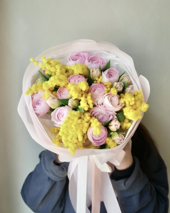 Bukiet Pink Spring medium