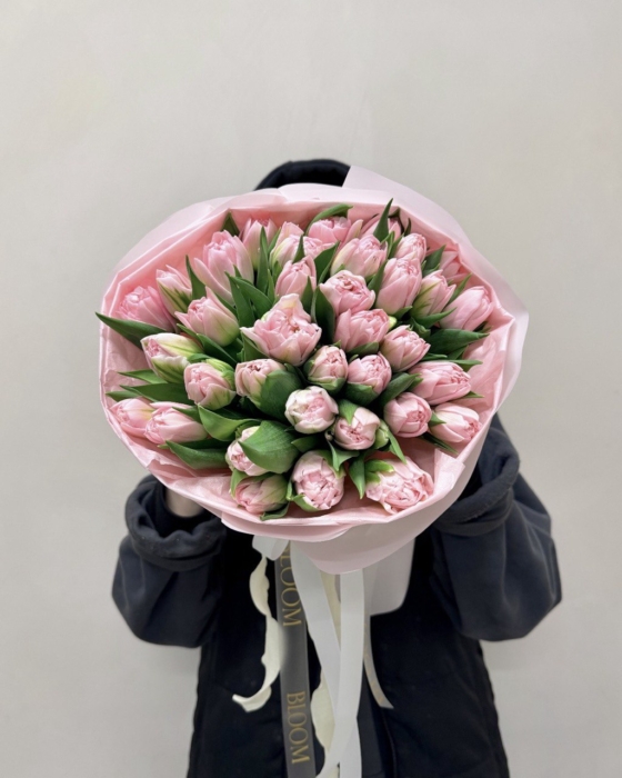 Tulipany pełne różowe 35