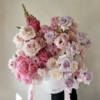 Box kwiatowy Blush Garden king