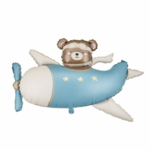 balon Little Pilot Bear- blue