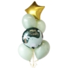 Set balonów urodzinowy 7 green